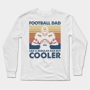 Football Dad Vintage Gift Father's Day Long Sleeve T-Shirt